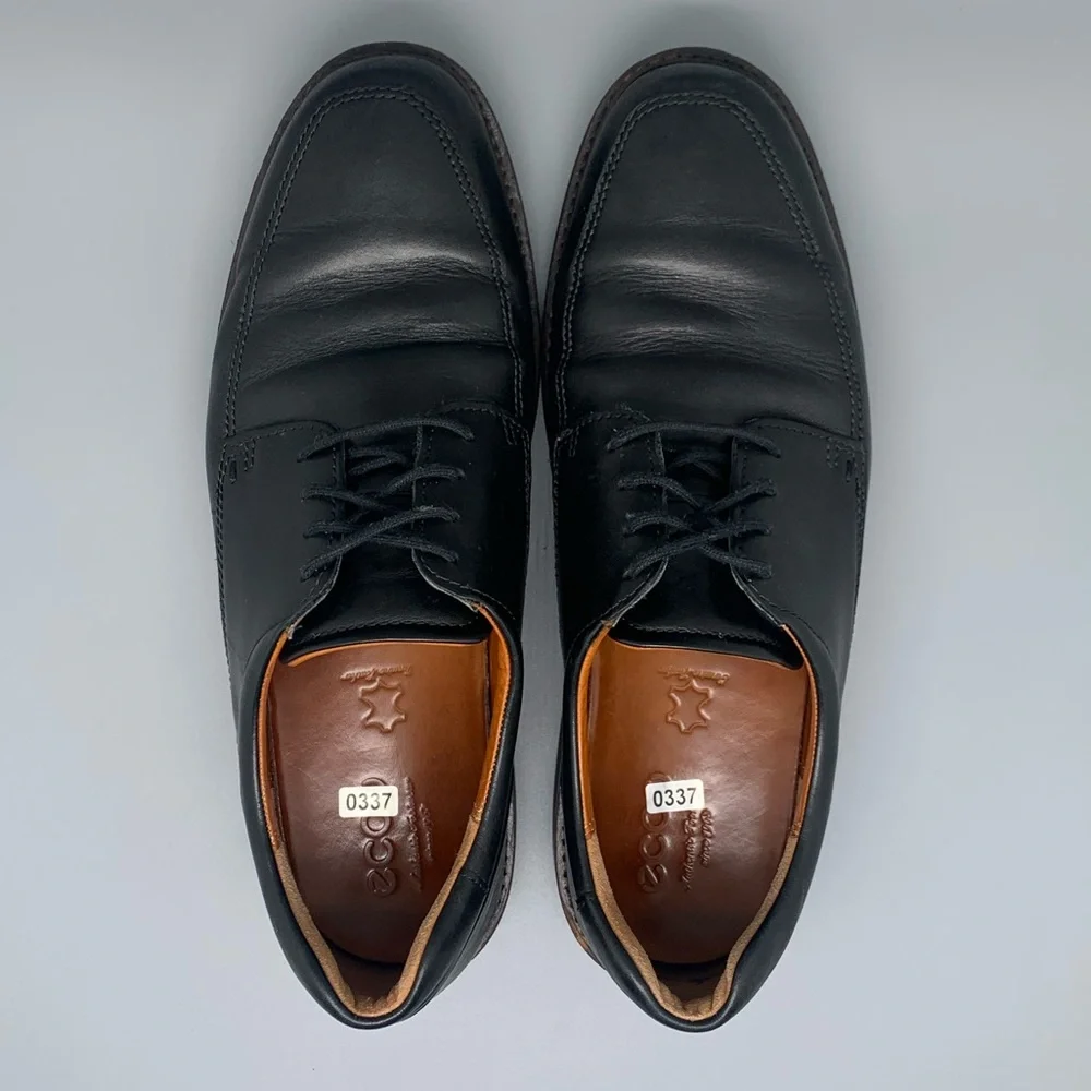 Ecco Hilton Apron Toe‎ Tie Oxford Shoes Men’s Sz 11